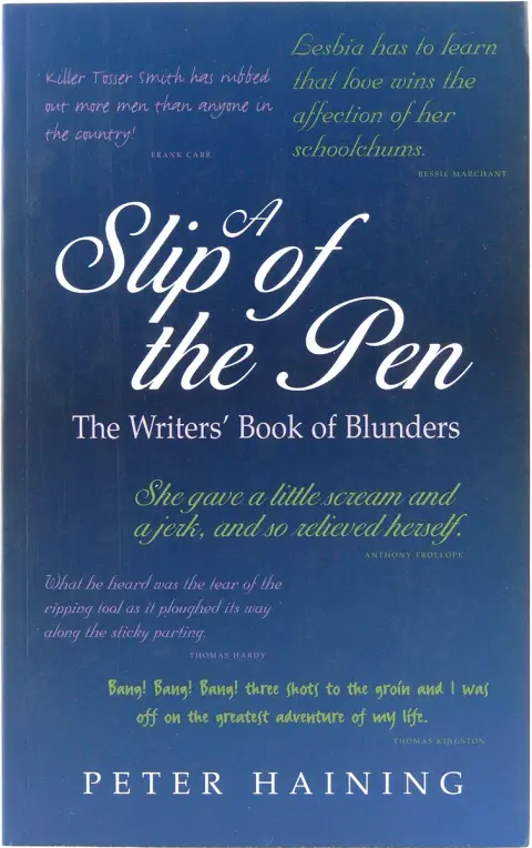 Cover of Slip of the Pen