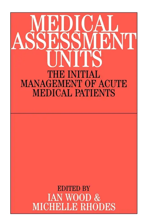 Cover of Medical Assessment Units