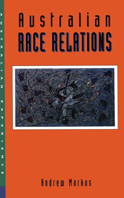 Cover of Australian Race Relations