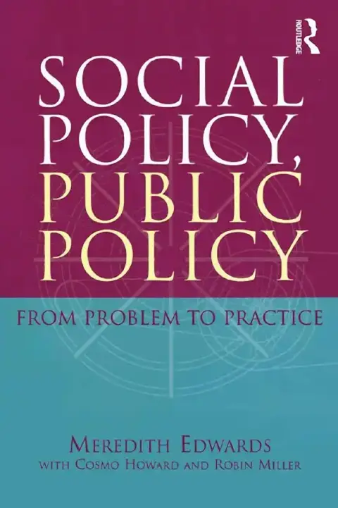 Cover of Social Policy, Public Policy