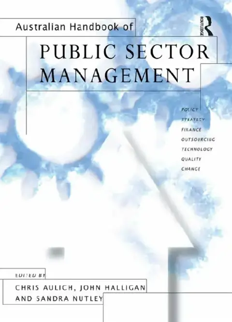 Cover of Australian Handbook of Public Sector Management