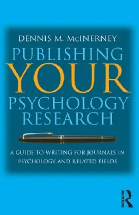 Cover of Publishing Your Psychology Research