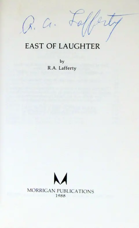 Cover of East of Laughter