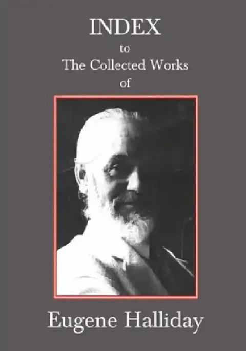 Cover of Index to The Collected Works of Eugene Halliday