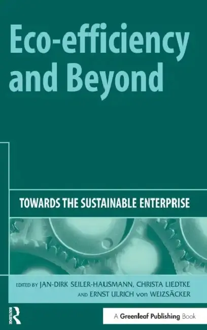 Cover of Eco-Efficiency and Beyond