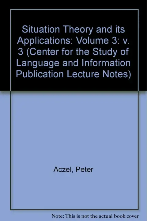 Cover of Situation Theory and its Applications