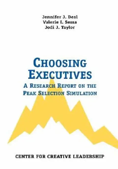 Cover of Choosing Executives