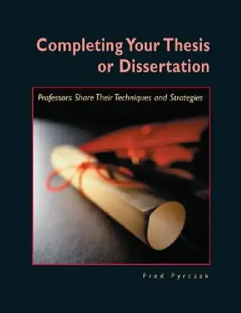 Cover of Completing Your Thesis or Dissertation