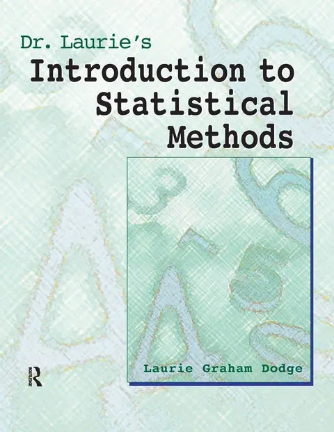 Cover of Dr. Laurie's Introduction to Statistical Methods