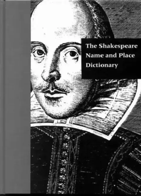Cover of The Shakespeare Name and Place Dictionary