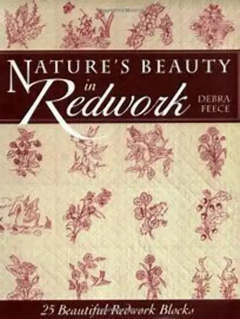 Cover of Nature's Beauty in Redwork