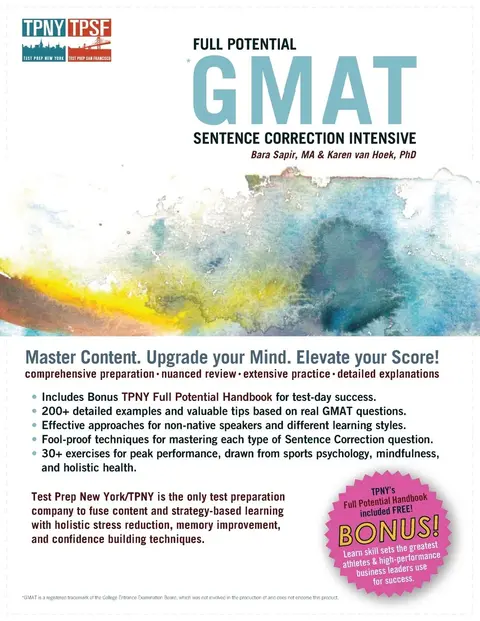 Cover of Full Potential GMAT Sentence Correction Intensive