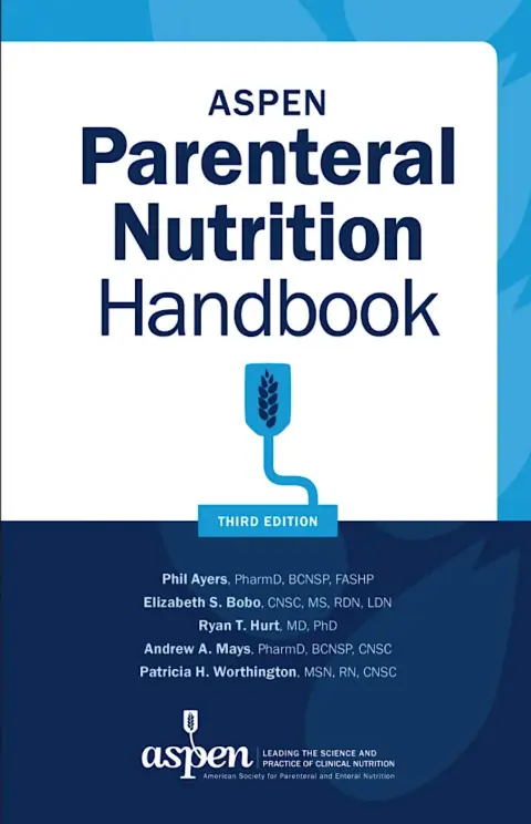 Cover of ASPEN Parenteral Nutrition Handbook