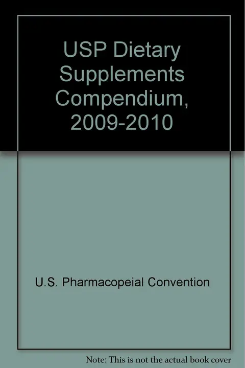 Cover of USP Dietary Supplements Compendium 2009-2010