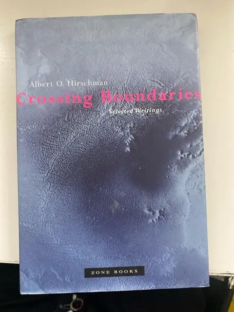 Cover of Crossing Boundaries – Selected Writings