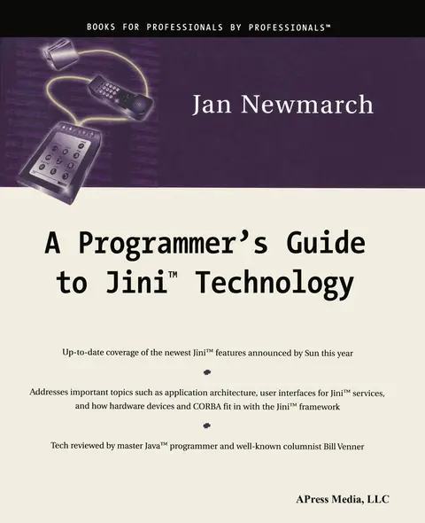 Cover of A Programmer's Guide to Jini Technology