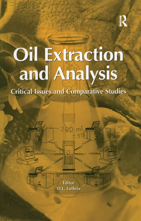 Cover of Oil Extraction and Analysis