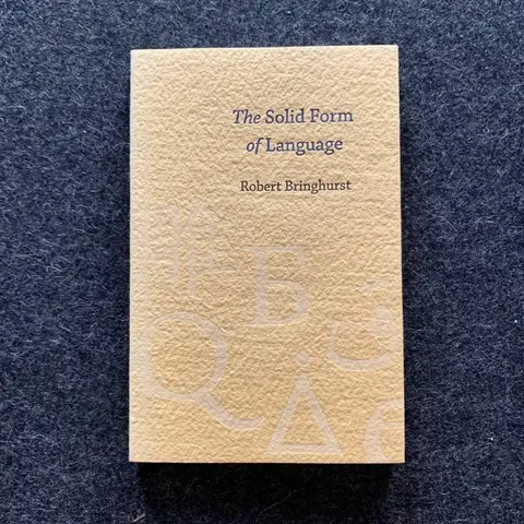 Cover of The Solid Form of Language