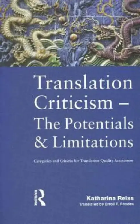 Cover of Translation Criticism- Potentials and Limitations
