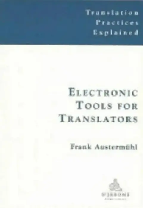 Cover of Electronic Tools for Translators