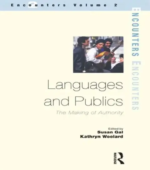 Cover of Languages and Publics