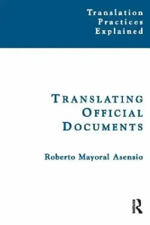 Cover of Translating Official Documents
