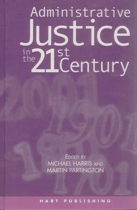 Cover of Administrative Justice in the 21st Century