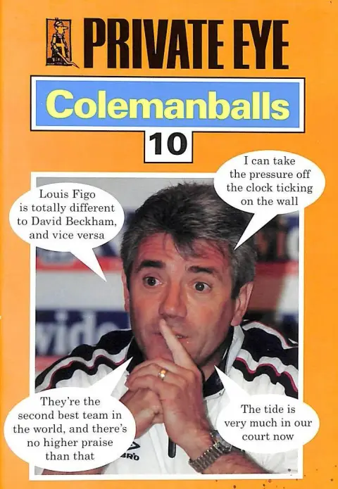 Cover of "Private Eye's" Colemanballs