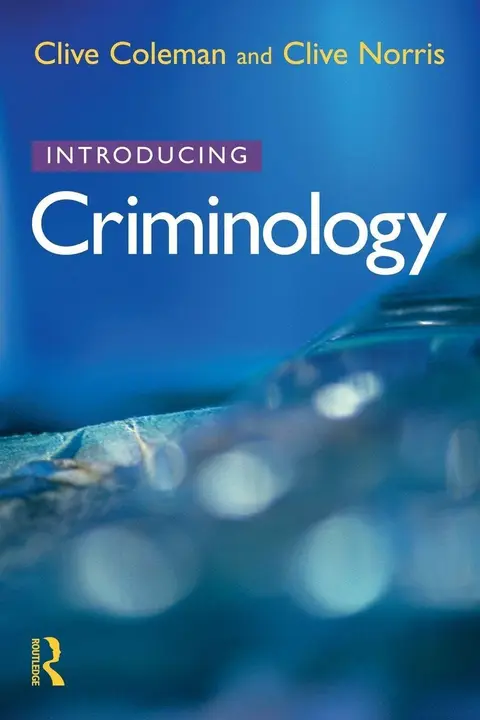 Cover of Introducing Criminology