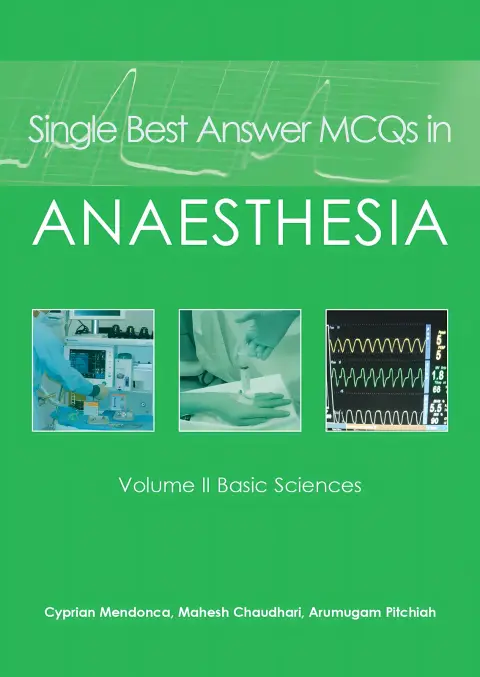Cover of Single Best Answer MCQs in Anaesthesia
