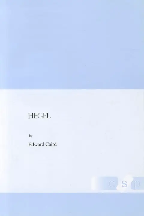 Cover of Hegel