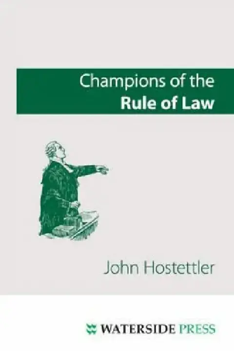 Cover of Champions of the Rule of Law