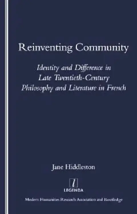 Cover of Reinventing Community