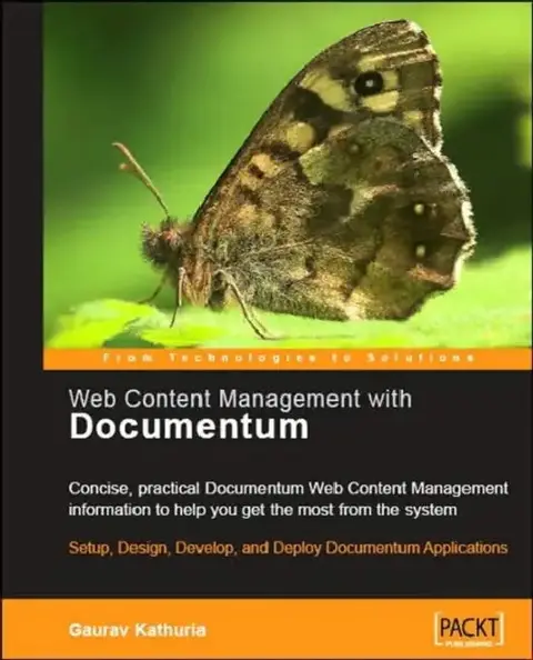 Cover of Web Content Management with Documentum