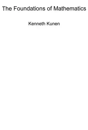 Cover of The Foundations of Mathematics