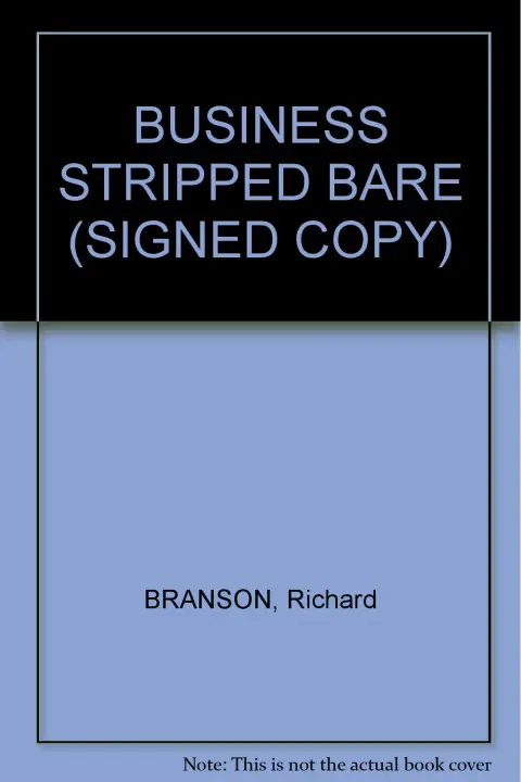 Cover of Business Stripped Bare Limited Edition