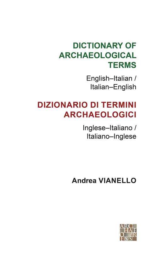 Cover of Dictionary of Archaeological Terms