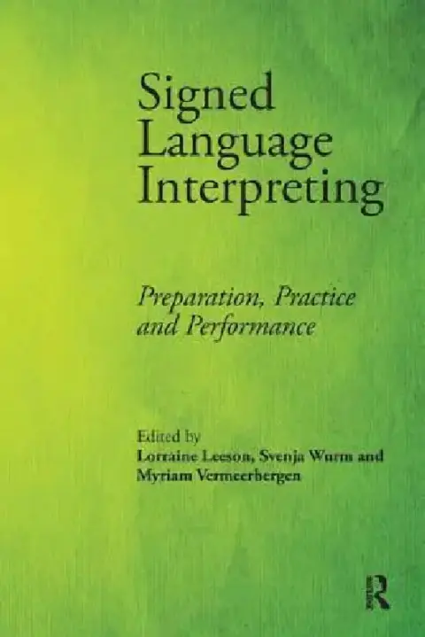 Cover of Signed Language Interpreting