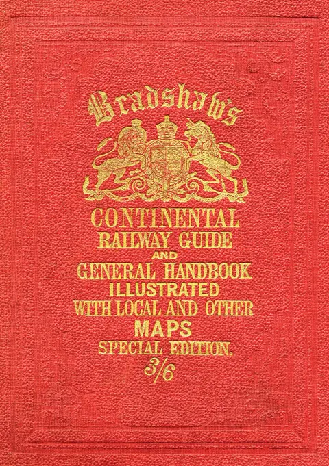 Cover of Bradshaw’s Continental Railway Guide