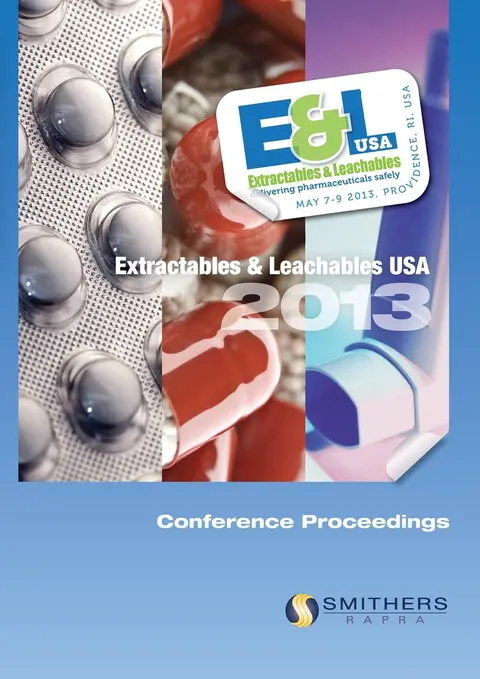 Cover of Extractables & Leachables 2013 Conference Proceedings