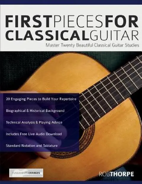 Cover of First Pieces for Classical Guitar