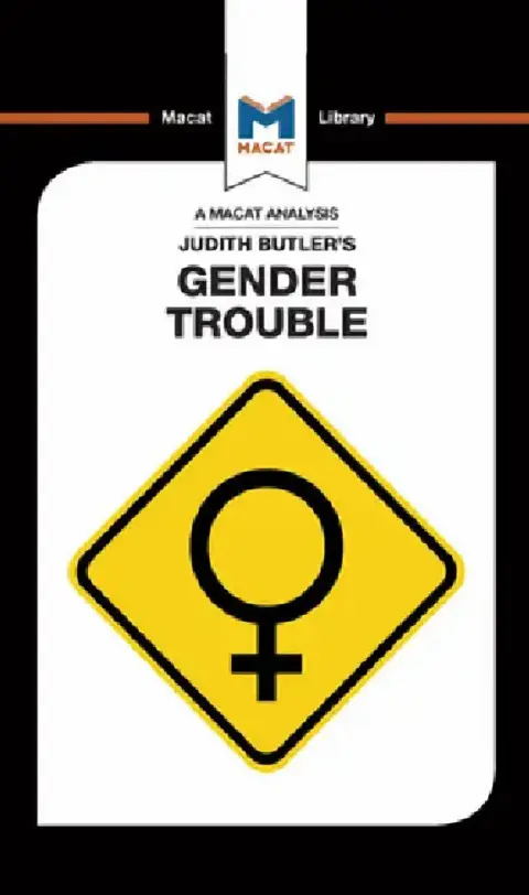 Cover of An Analysis of Judith Butler's Gender Trouble