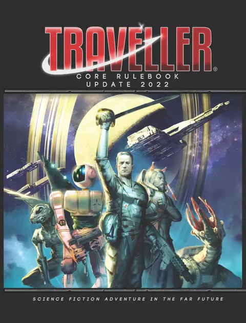 Cover of Traveller Core Rulebook Update 2022