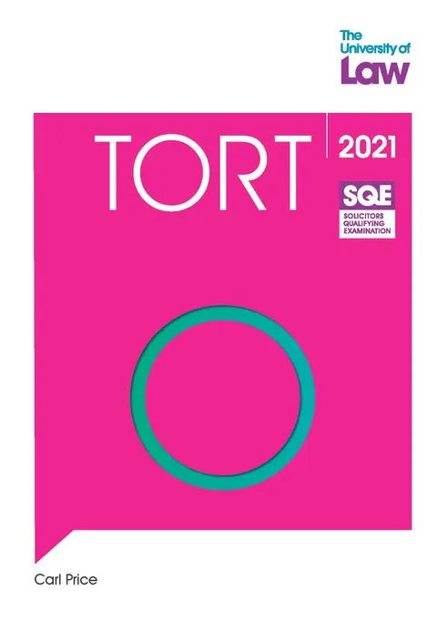 Cover of SQE - Tort