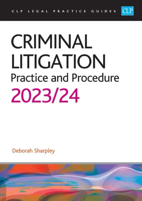 Cover of Criminal Litigation