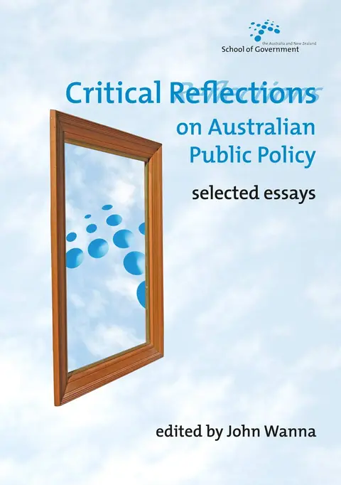 Cover of Critical Reflections on Australian Public Policy