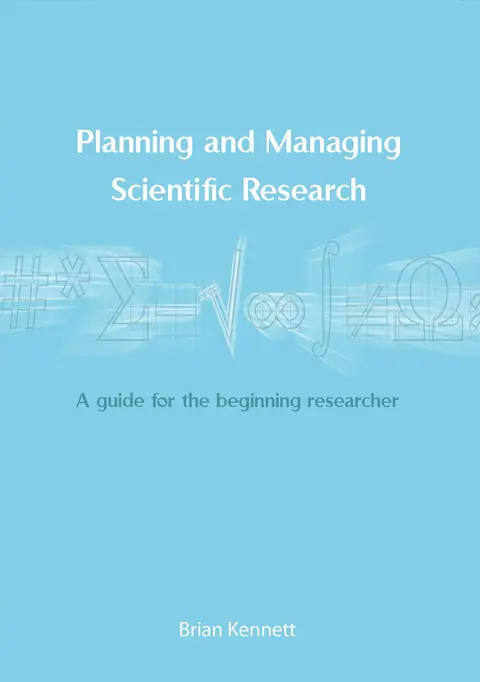 Cover of Planning and Managing Scientific Research