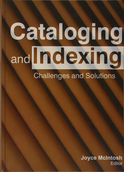Cover of Cataloging and Indexing