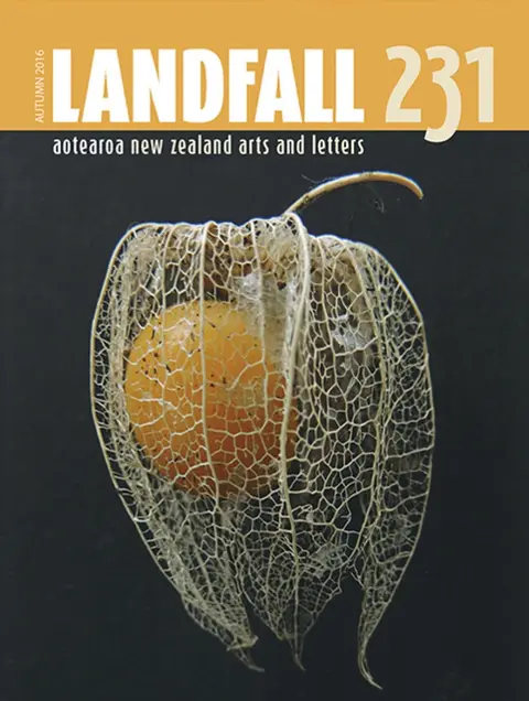 Cover of Landfall 231, Autumn 2016