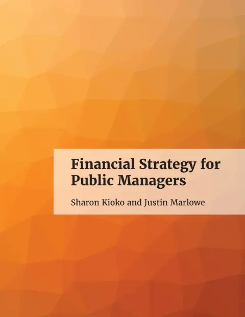 Cover of Financial Strategy for Public Managers